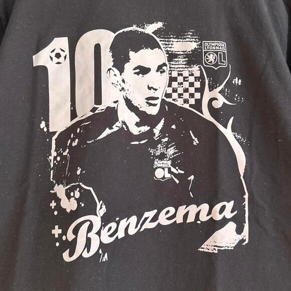 Vintage Y2K Karim Benzema Lyon Shirt - Picture 3 of 6